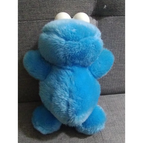 Vtg Playskool Sesame Street Cookie Monster Rattle Plush (eabox) - Picture 5 of 6